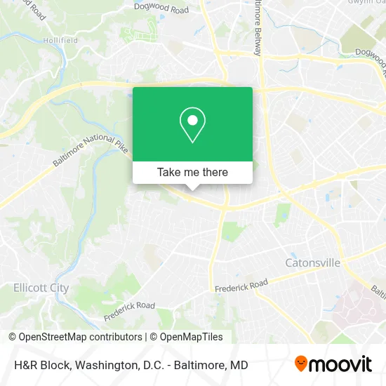 H&R Block map