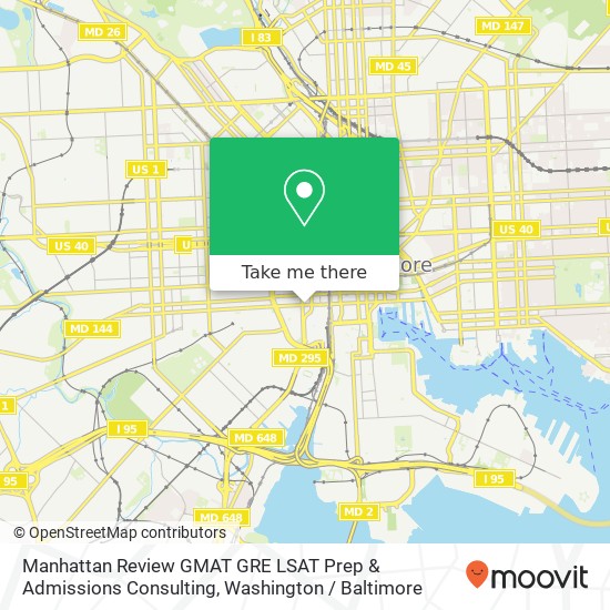 Mapa de Manhattan Review GMAT GRE LSAT Prep & Admissions Consulting