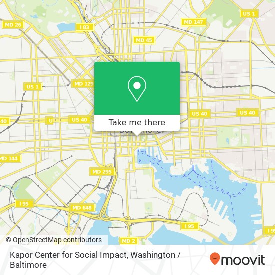 Mapa de Kapor Center for Social Impact
