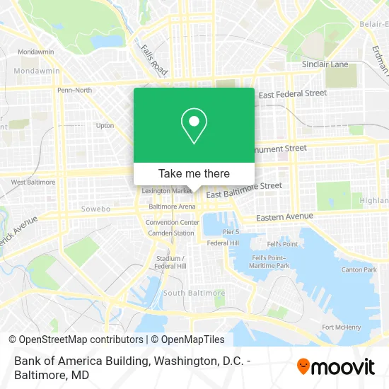 Bank of America Building map