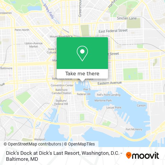 Mapa de Dick's Dock at Dick's Last Resort