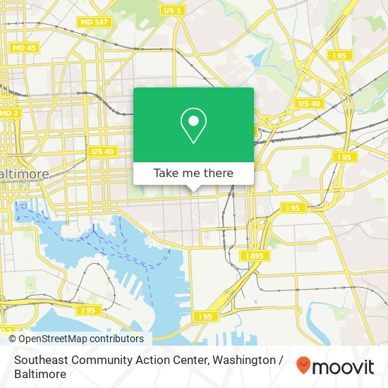 Mapa de Southeast Community Action Center