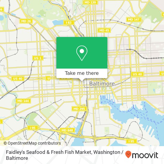 Faidley's Seafood & Fresh Fish Market map