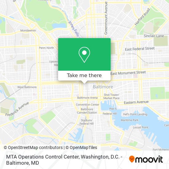 MTA Operations Control Center map