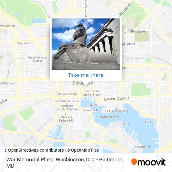 Mapa de War Memorial Plaza