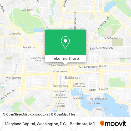 Mapa de Maryland Capital
