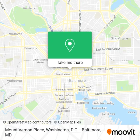 Mapa de Mount Vernon Place