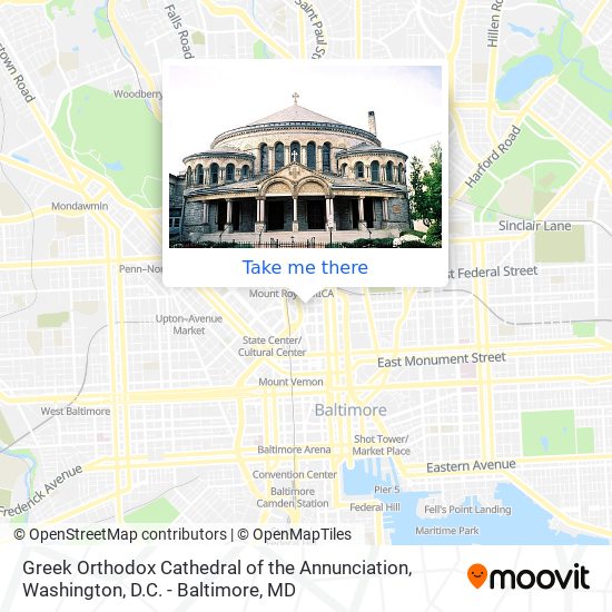 Greek Orthodox Cathedral of the Annunciation map