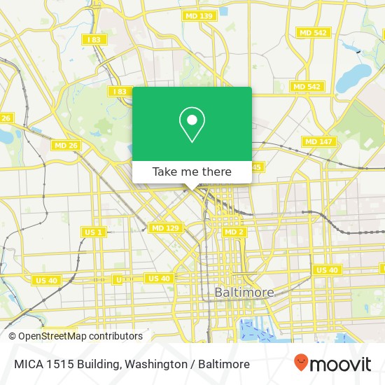 MICA 1515 Building map