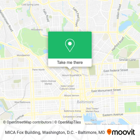 MICA Fox Building map