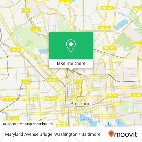 Mapa de Maryland Avenue Bridge