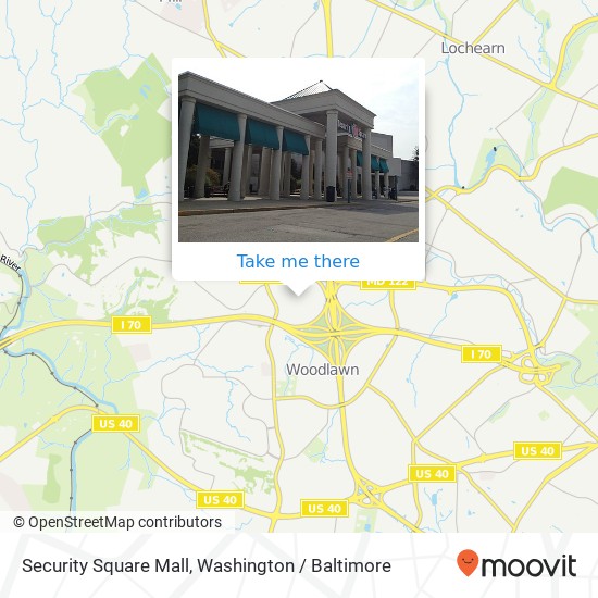 Security Square Mall map
