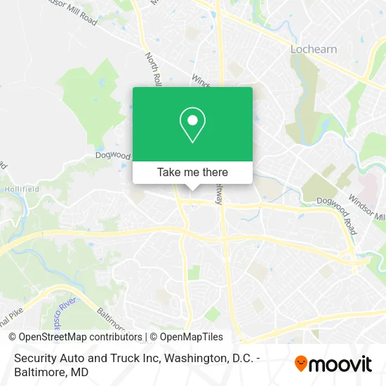 Mapa de Security Auto and Truck Inc