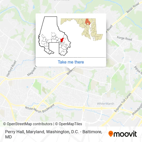 Perry Hall, Maryland map