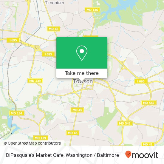 Mapa de DiPasquale's Market Cafe