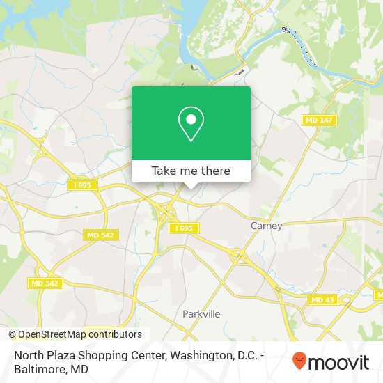 Mapa de North Plaza Shopping Center