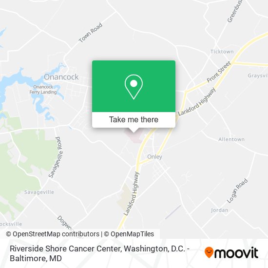 Mapa de Riverside Shore Cancer Center