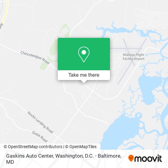 Gaskins Auto Center map