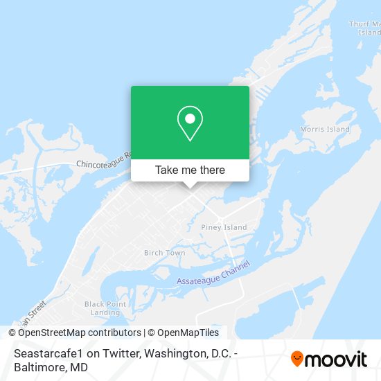Seastarcafe1 on Twitter map