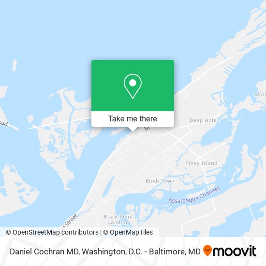 Daniel Cochran MD map