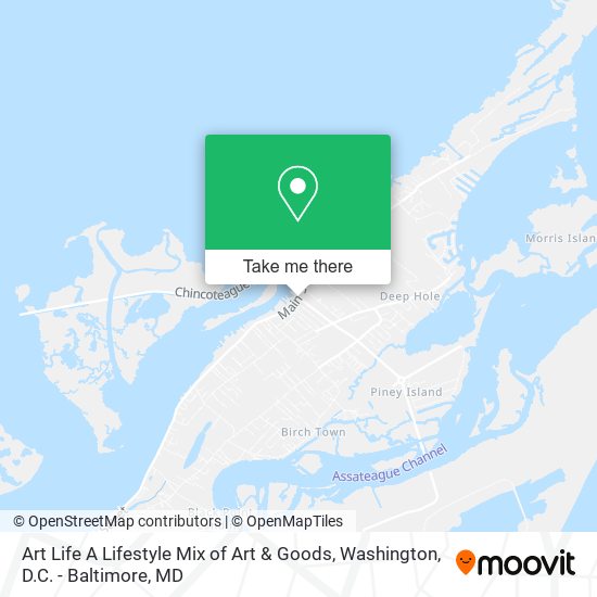 Art Life A Lifestyle Mix of Art & Goods map