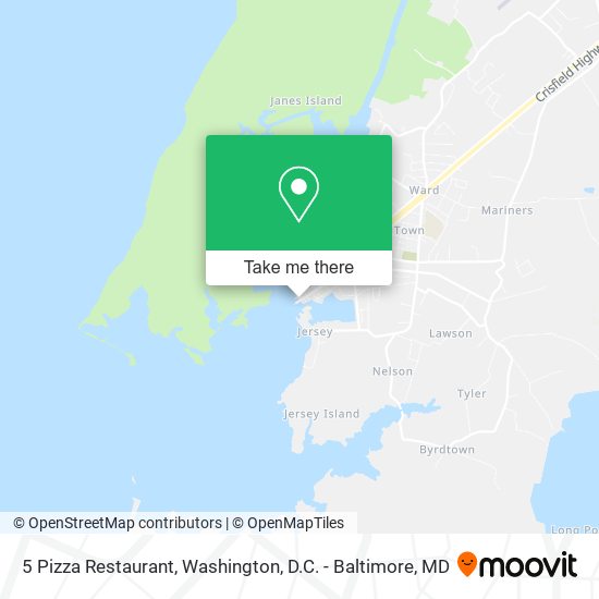 5 Pizza Restaurant map