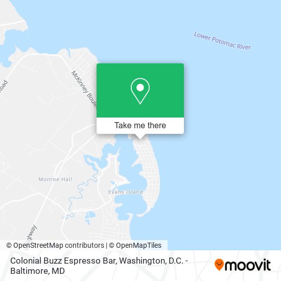 Colonial Buzz Espresso Bar map