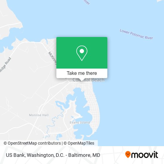 US Bank map