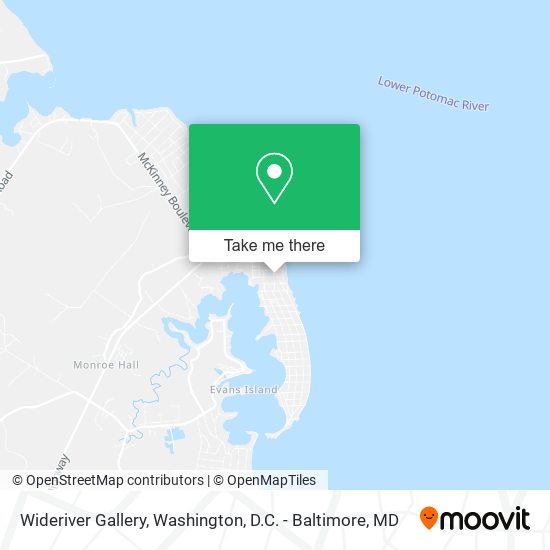 Wideriver Gallery map
