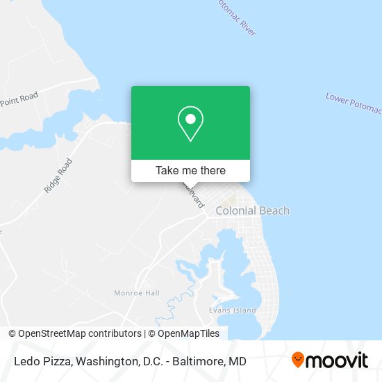 Ledo Pizza map