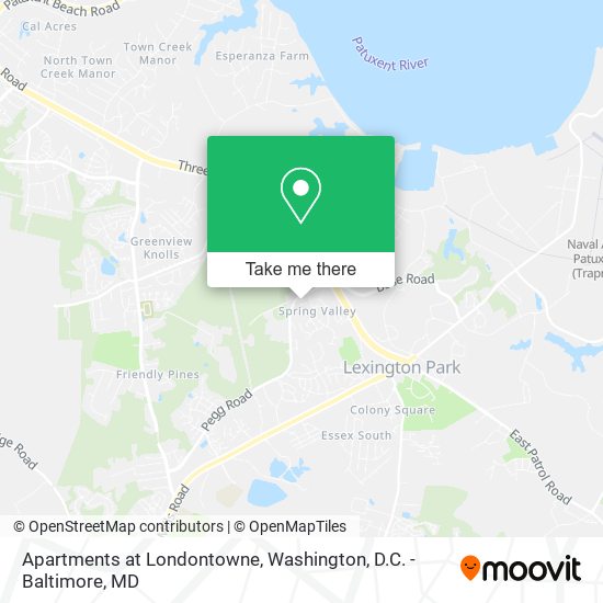 Apartments at Londontowne map