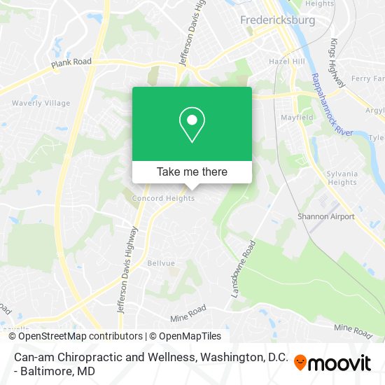 Can-am Chiropractic and Wellness map