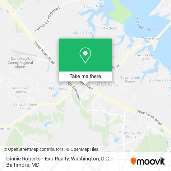 Ginnie Roberts - Exp Realty map