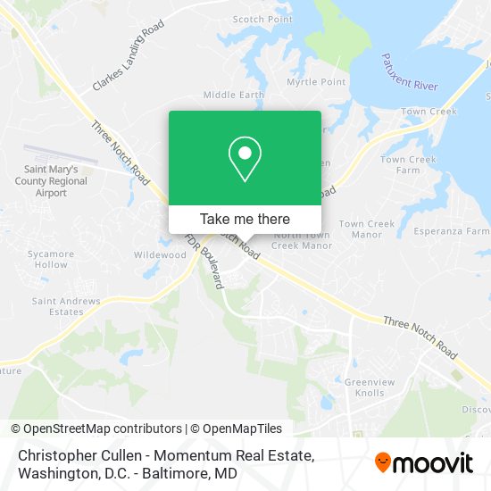 Christopher Cullen - Momentum Real Estate map