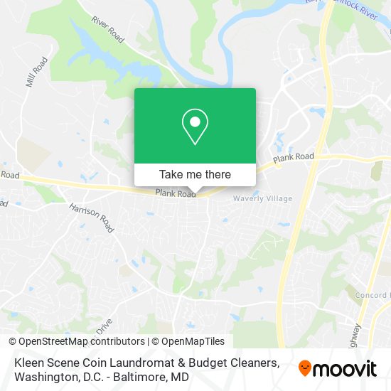 Mapa de Kleen Scene Coin Laundromat & Budget Cleaners
