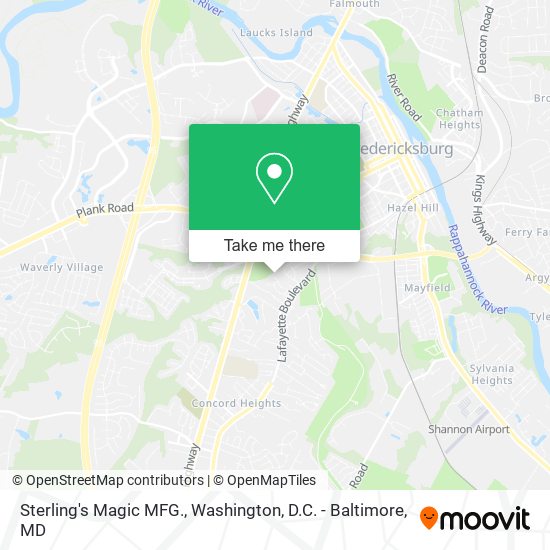Sterling's Magic MFG. map