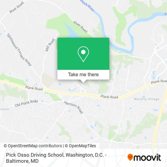 Mapa de Pick Osso Driving School