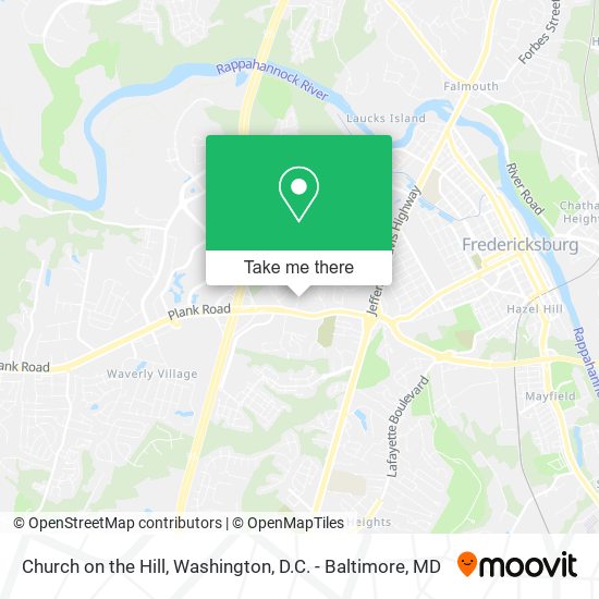 Church on the Hill map
