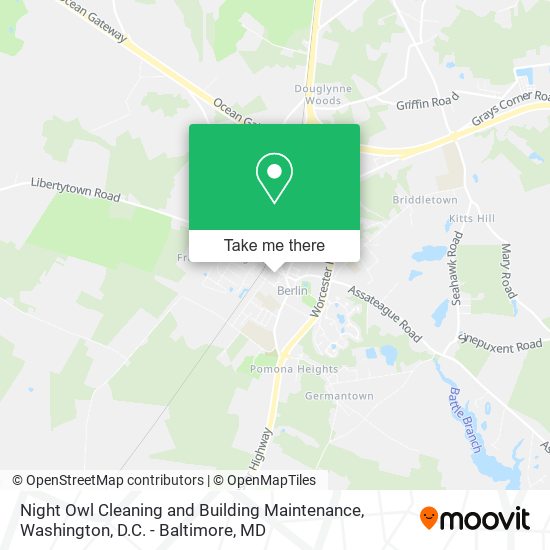 Mapa de Night Owl Cleaning and Building Maintenance