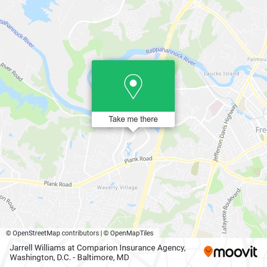 Jarrell Williams at Comparion Insurance Agency map