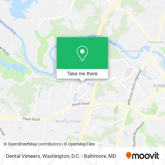 Dental Veneers map