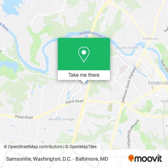 Samsonite map