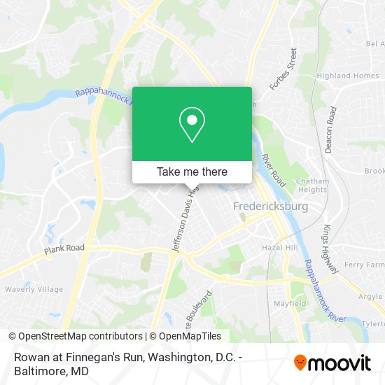 Mapa de Rowan at Finnegan's Run