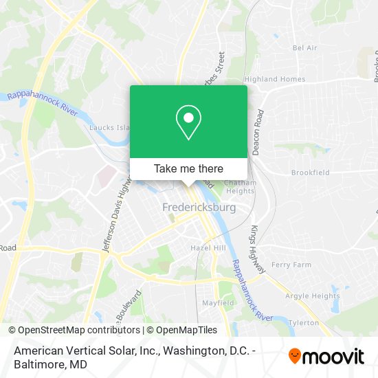 American Vertical Solar, Inc. map