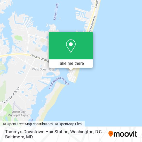 Tammy's Downtown Hair Station map