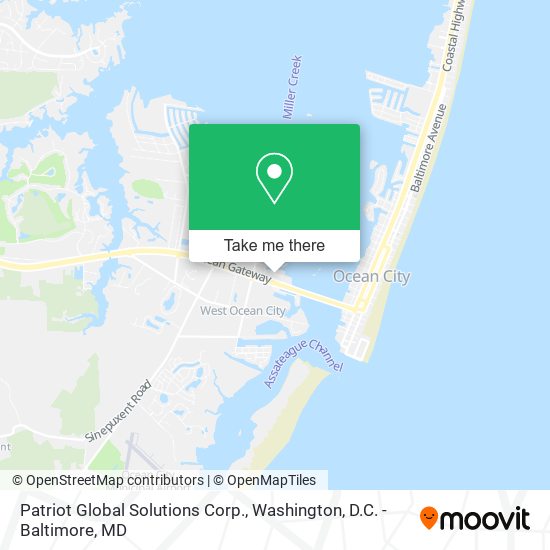 Patriot Global Solutions Corp. map