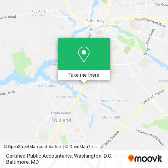 Certified Public Accountants map