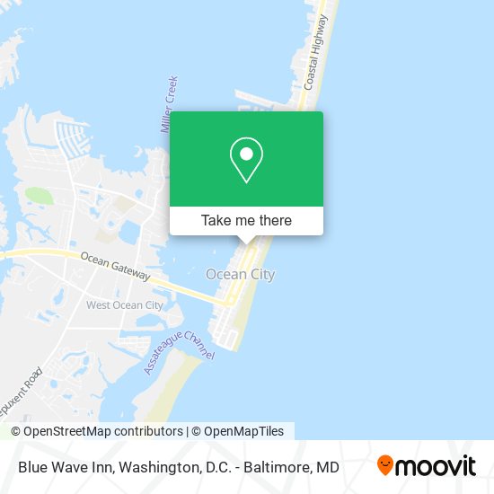 Mapa de Blue Wave Inn