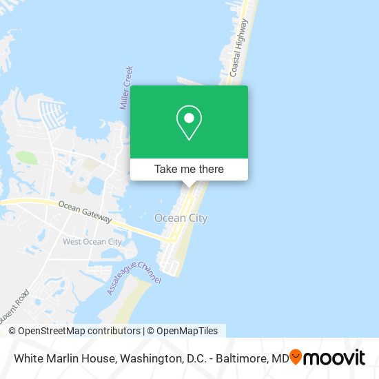 Mapa de White Marlin House