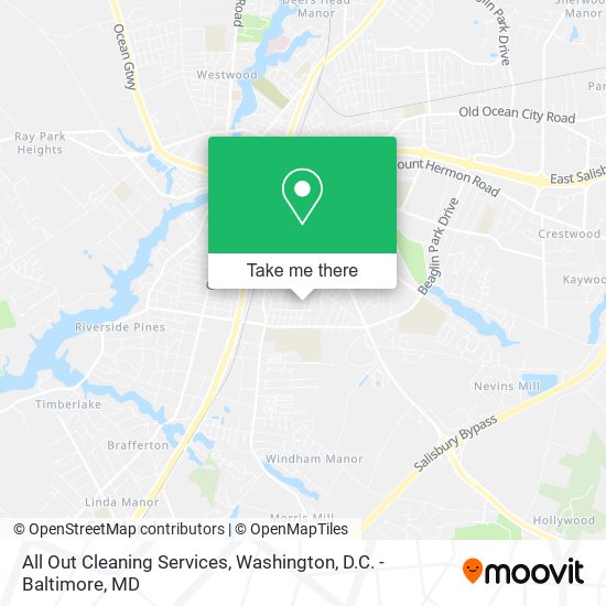 All Out Cleaning Services map